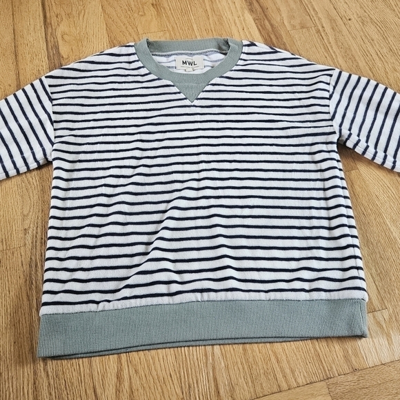 Madewell MWL Velour Crewneck Sweatshirt - Picture 5 of 7